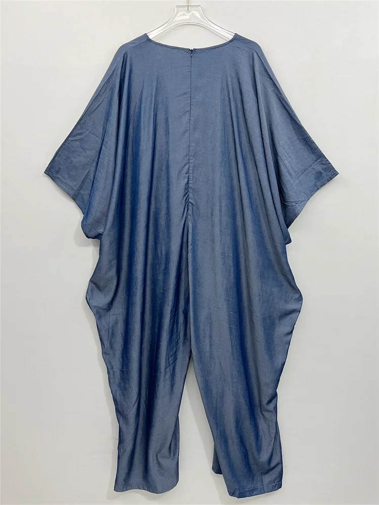 Wmstar Jumpsuit  Women Long Sleeve Bodysuit Wide Leg Elegant Fashion V Neck Wide Leg Rompers Wholesale Dropshipping New Style