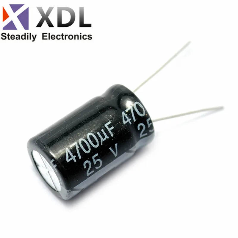 5pcs 25v 4700uf 16*25mm Low Esr Aluminum Electrolyte Capacitor 4700 Uf
