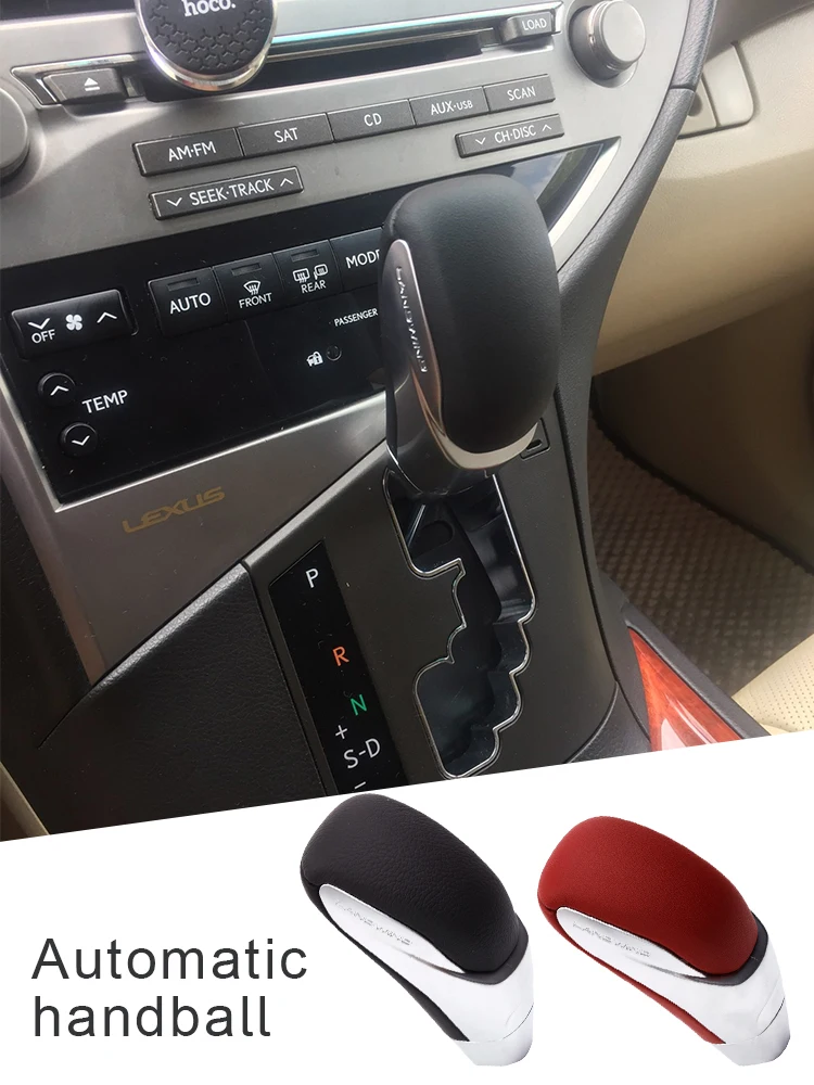 GenuineLeatherAutomaticTransmissionCarGearShiftKnobForToyota