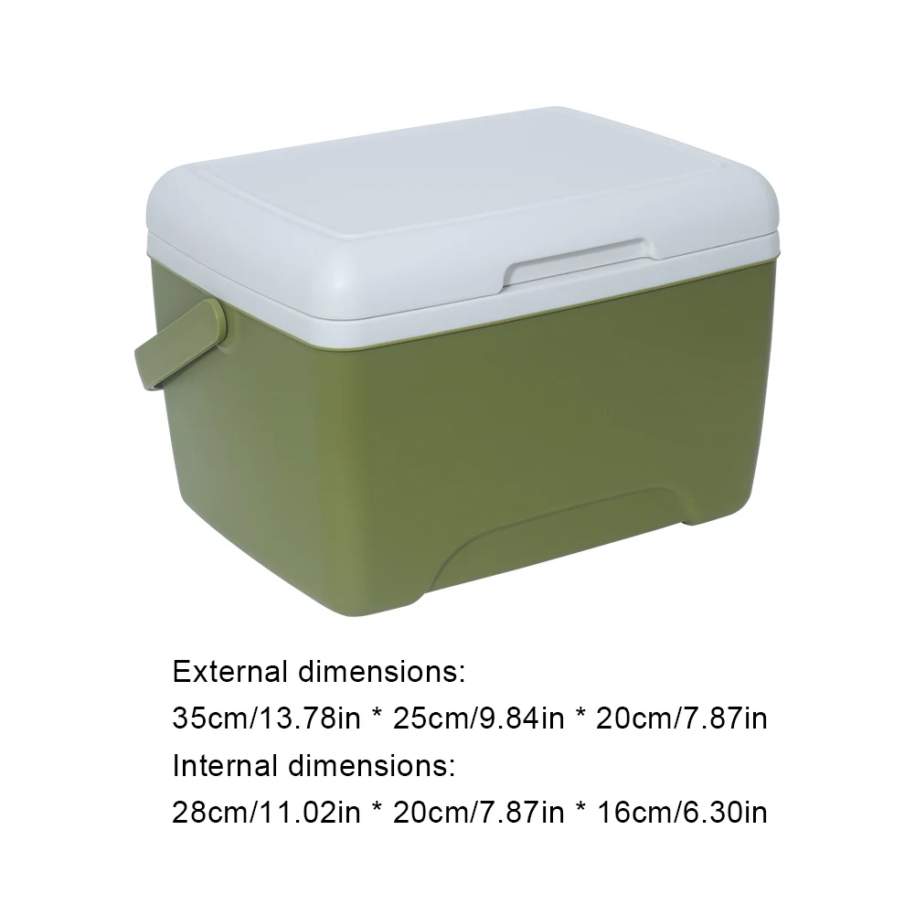 3.8/6/8L Camping Ice Box Cooler Box Large Capacity Portable Coolers Car Food Refrigerator Ice Retention Cooler Fishing Cooler Bag Outdoor Refrigerator