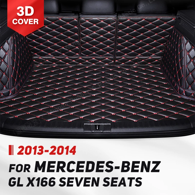 

Auto Full Coverage Trunk Mat For Mercedes Benz GL Class X166 7-Seat 2013 2014 Car Cover Pad Cargo Interior Protector Accessories