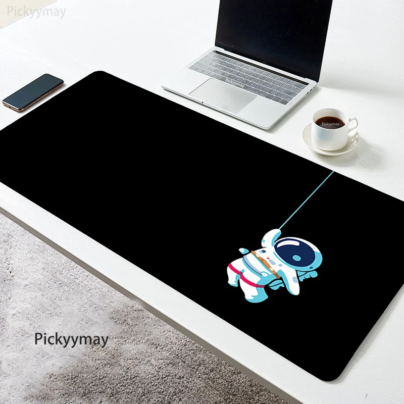 

Kawaii Astronaut Mousepad Gaming Accessories Large Mouse Pad Student Desk Mat Table Carpet Xxl Mouse Mats 900x400 For Pc Gamer