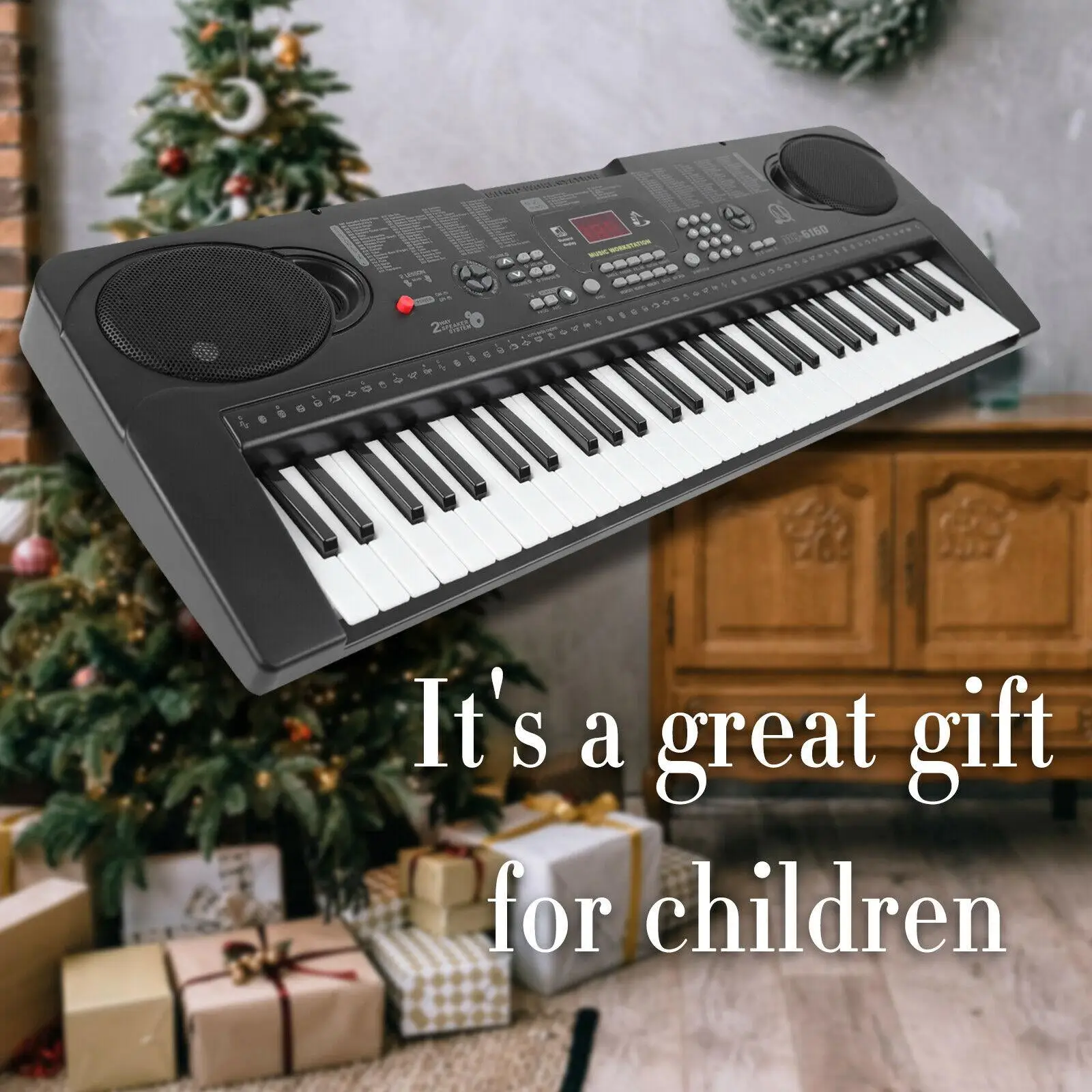 6 Piano Keyboard Compact Organ Music Keyboard Gifts for Beginners