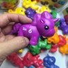 Kid Matching Letters Dinosaur Toy Toddlers Double-Sided Letters Montessori Preschool Educational Fine Motor Jigsaw Puzzle Toy 6