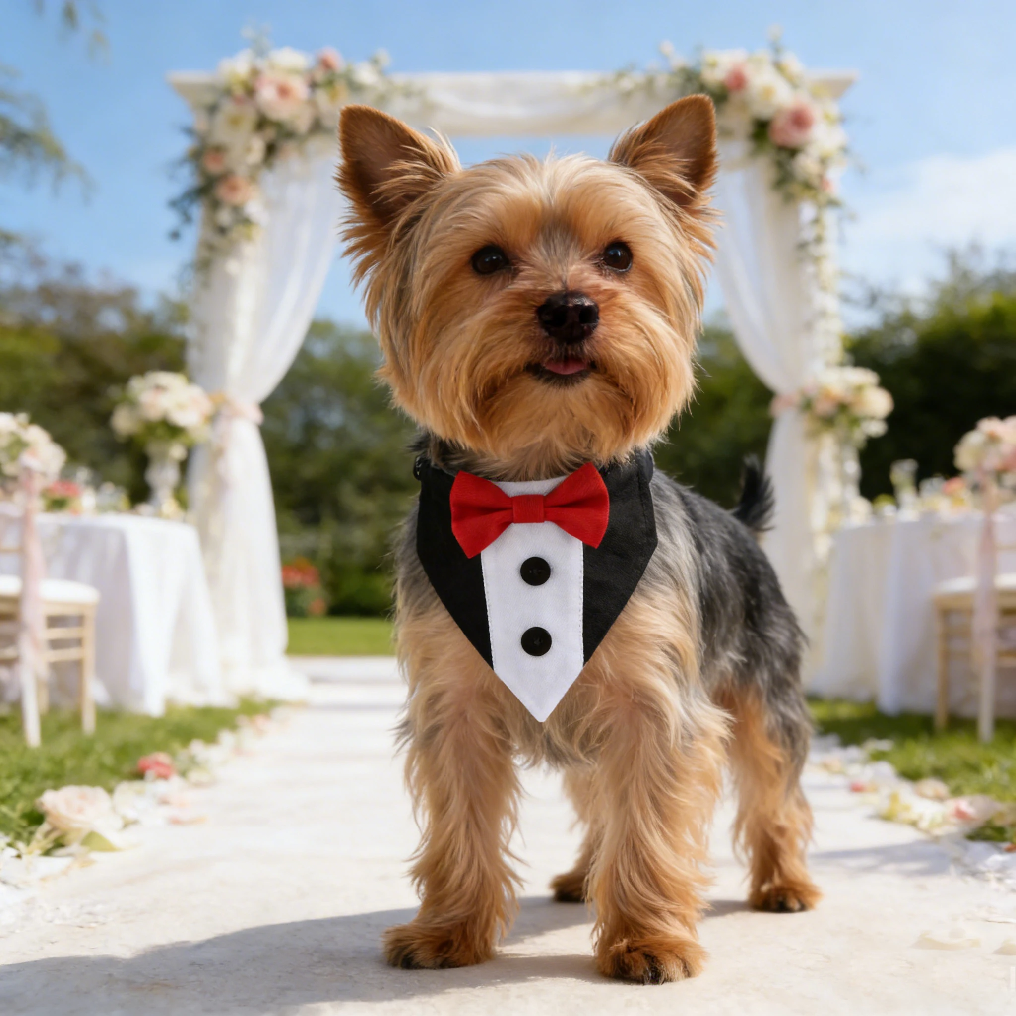 Pet Wedding Bow Tie Collar 6