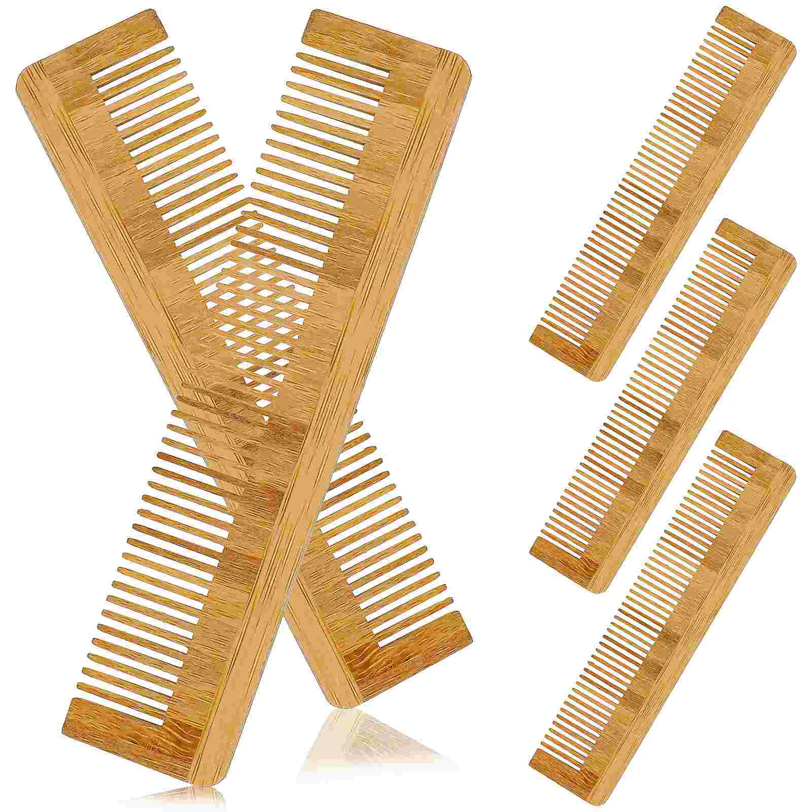 

Thickened Wooden Combs Bamboo Anti-Static Hair Comb For Women Men Thick Wavy Straight Hair Hairdressing Hair Styling Tool