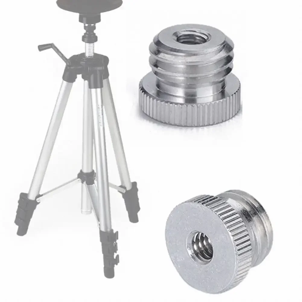 5/8'' Male To 1/4" Female Adpater Mic Screw Adapter Aluminum Alloy Tripod Stand Level Tripod Thread Adapter Accessories