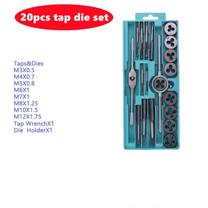 20pcs tap die set