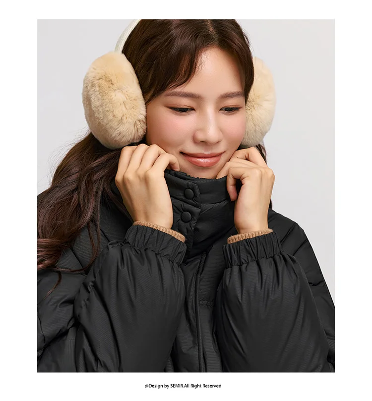 Down Jacket Women Long Length Detachable Hooded New Winter Textured Winter Clothing