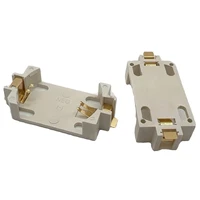 CR2032 gold-plated patch button battery holder CR2450 button battery box BS-6 white 3V SMT high temperature resistance 5