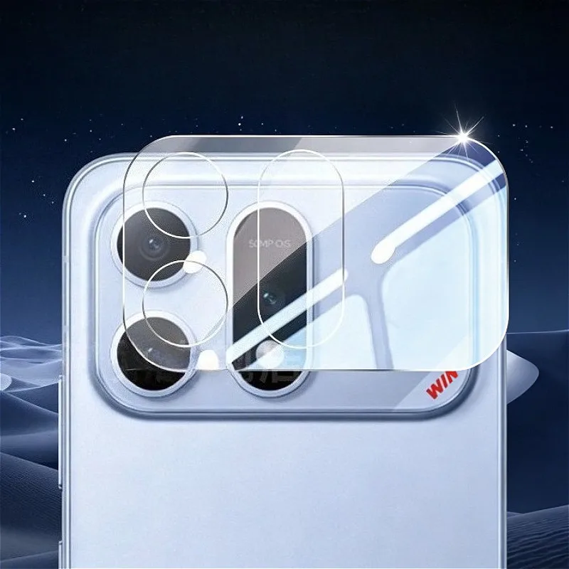 Clear Tempered Glass 3D Camera Lens Protector - Anti-Scratch HD Film