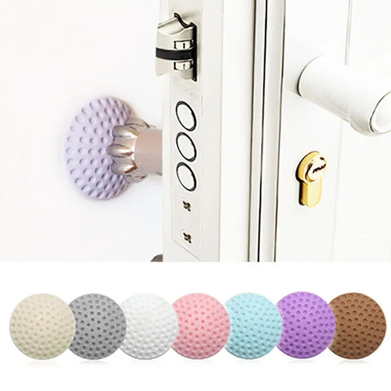 1Pc Door Stopper Silicon Protection Pad Rubber Silicone Stopper Door Mute Stickers Hardware Bumper Wall Mat