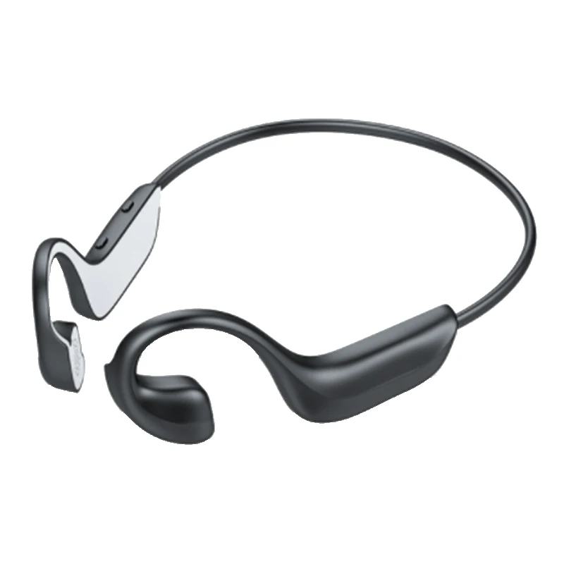 Беспроводные наушники с костной проводимостью, Bluetooth 5,0, открытые наушники, уличные стерео спортивные водонепроницаемые наушники с микрофоном Беспроводные наушники с костной проводимостью, Bluetooth 5,0, открытые наушники, уличные стерео спортивные водонепроницаемые наушники с микрофоном