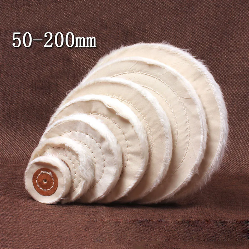 Polishing Wheel 2-8inch Cloth Pads Angle Abrasive Grinder Discs For Sanding Jewelry Metal Glass Woodworking Accessories