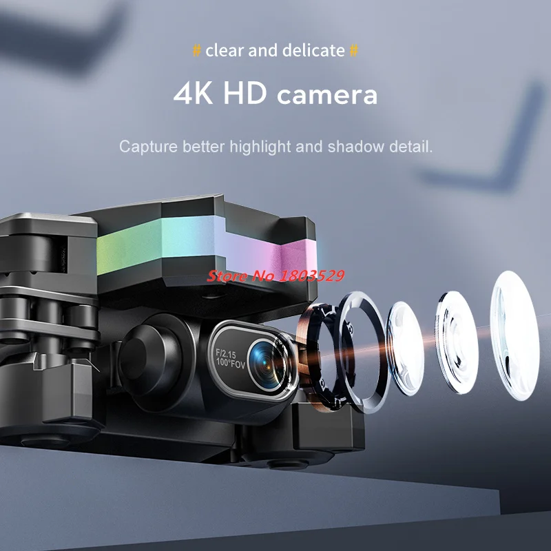 미니 드론 4K 전문가용 HD 듀얼 카메라 RC 드론 기압 고정 고도 접이식 쿼드콥터 RC 장난감 선물 RC 드론 장난감