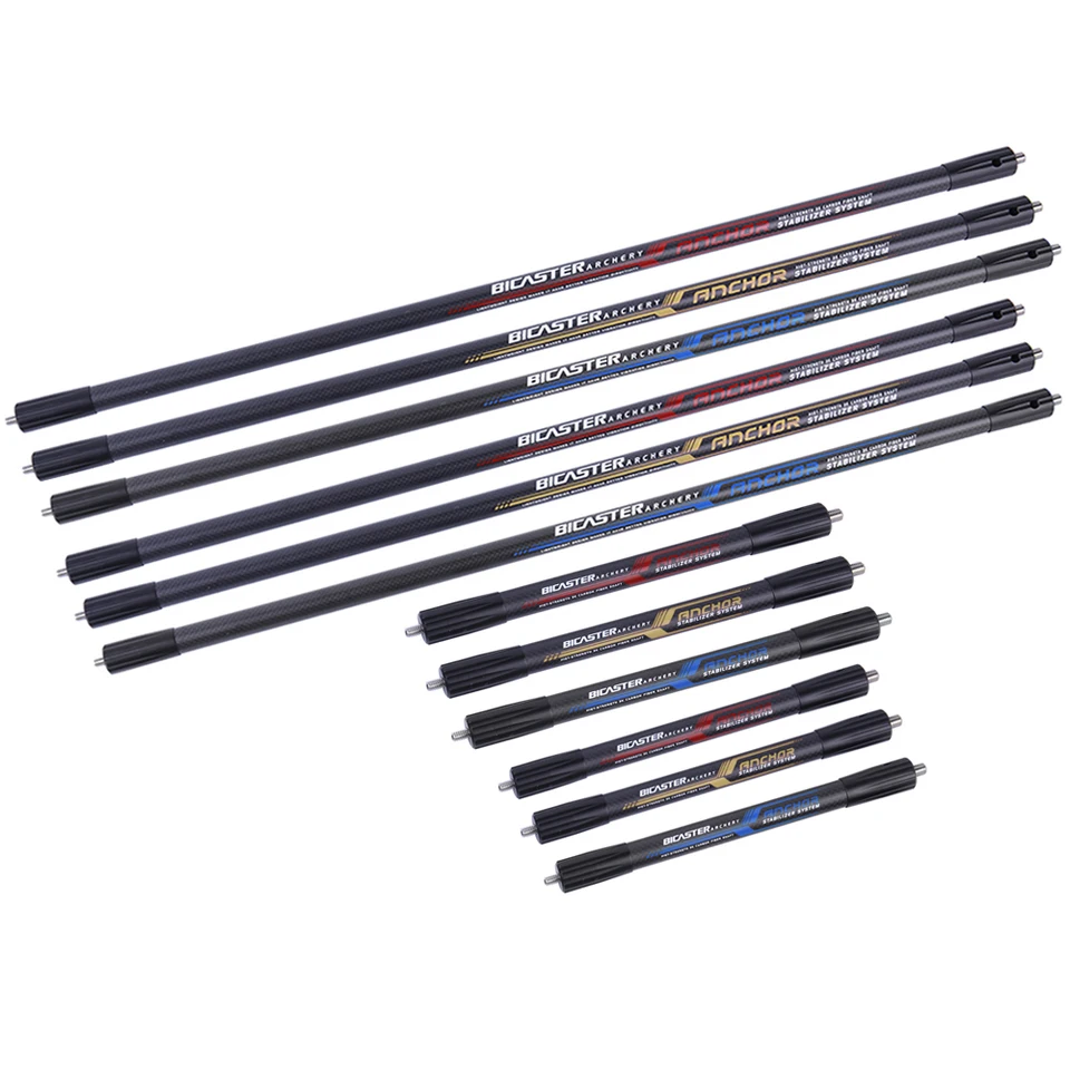 Kit Stabilisateur Arc Surwolf – 28/30″ Fibre Carbone 3K – Pour Arc Recourbé