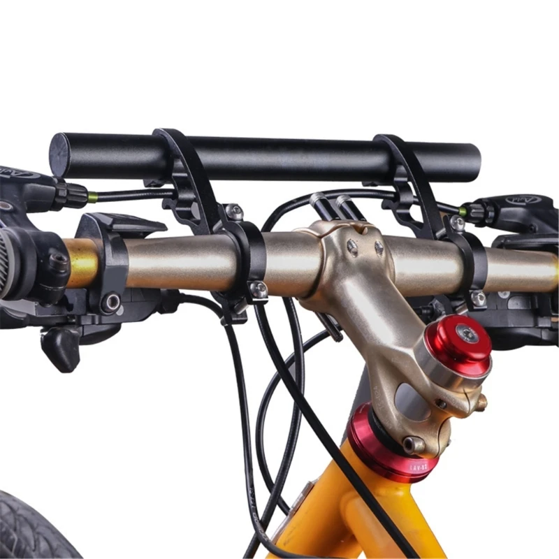 Road Bike Handlebars Extender Light Weight Double Bike Handlebars Bracket Bicycles Stem Tube Extension Cycling Accessories