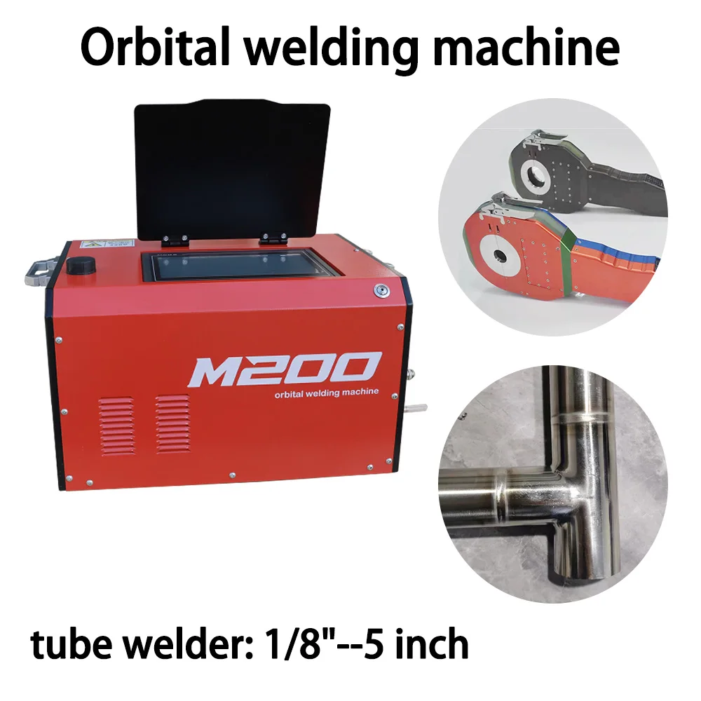GhionChion Orbital welding machine Automatic TIG tube welder 304 stainless steel pipe weld with enclosed weld torch 3