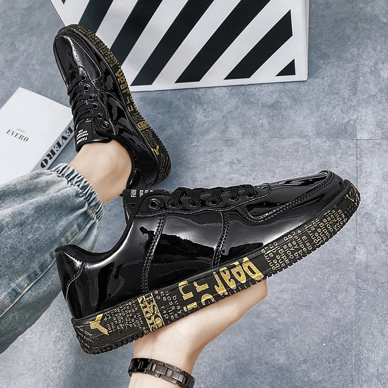 スニーカー Golden  Black Leather Glitter Sneakers Golden Goose Superstar Leather Glitter Low-Top Sneakers