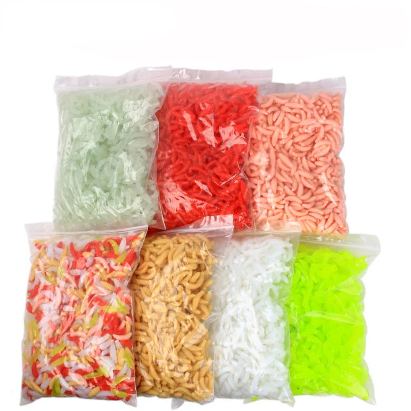 100 Esche Artificiali Profumo Mais - Esche Morbide Affondanti Per Trota E Carpa - Foto 7