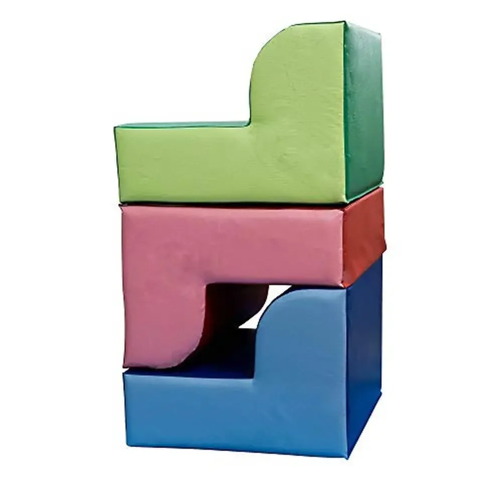 Trio Cozy Kids Chairs Flexible Seating Classroom Furniture Preschool 3-Pack Adorable Reading Nook Bright Colors Easy to Clean 4