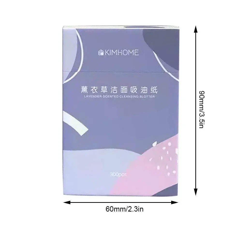 Facial Oil Blotting Sheets Paper Cleansing Tools Control Makeup 300 Sheets/pack