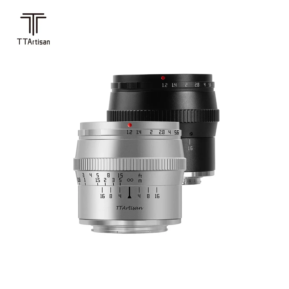 Ttartisan 50Mm F1.2 Obiettivo Verticale Ad Ampia Apertura Per Sony E Fuji X Canon M Nikon Z Panasonic Olympus M43 Obiettivo Per Fotocamera Con Montagg