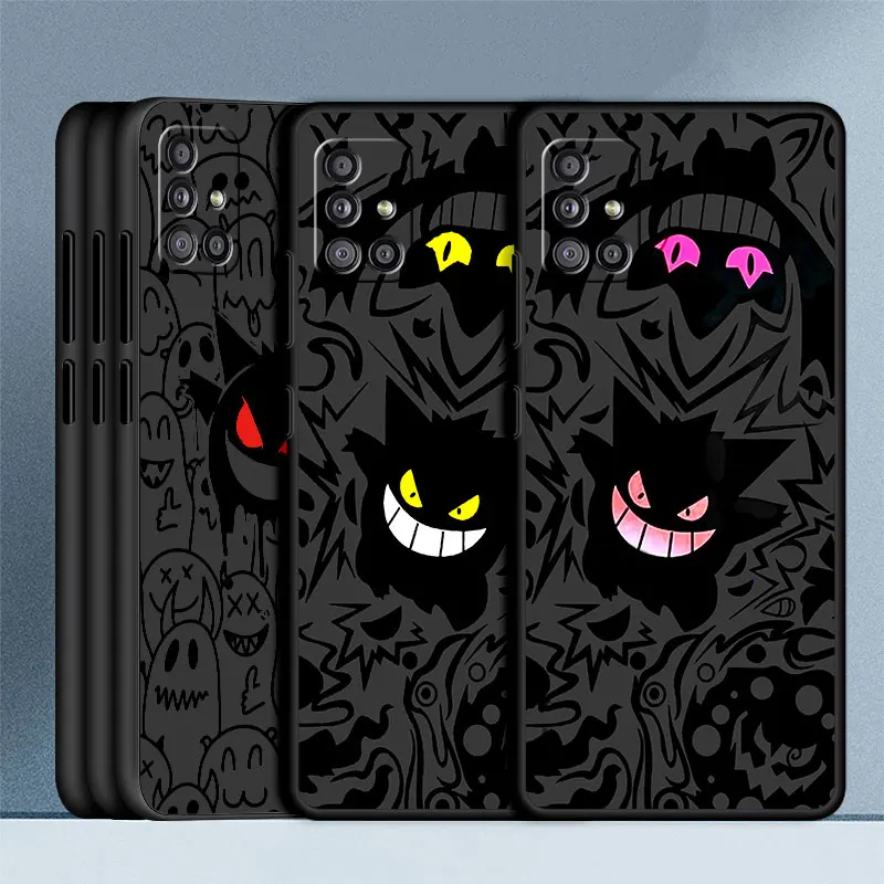 Pokemon Red Gengar P-Pikachu Custodia Per Telefono Per Samsung Galaxy A22 5G A32 A33 A14 A12 A52 4G A23 A72 A11 A13 A50 A24 Siliconans Cove
