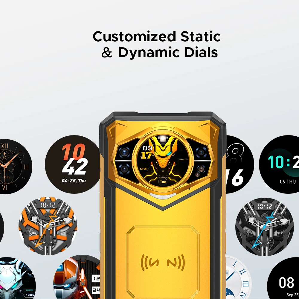 【Marchio+】 Telefono robusto DOOGEE S200 X 5G 12+512 GB Smartphone 6,72" FHD + 120 Hz Schermo IPS Dimensity 7050 Batteria 10100 mAh 33 W - immagine 4