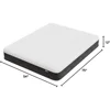 Firm Double Mattress, 12 Inch Memory Foam Full Size Mattress, Full Bed Mattress in a Box,Pressure Relief & Firm Mattress Double 2
