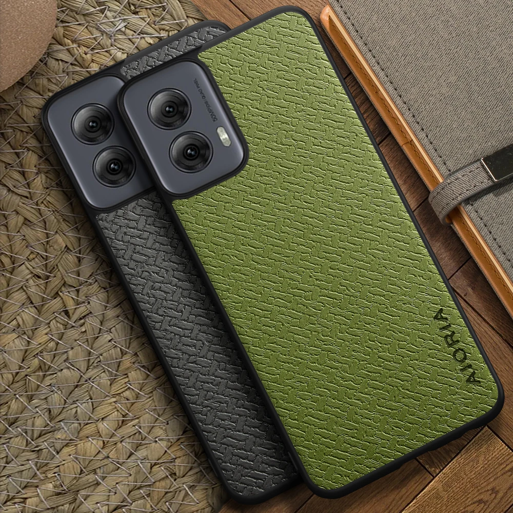 Bamboo Woven Texture Pattern Design Simple Phone Case