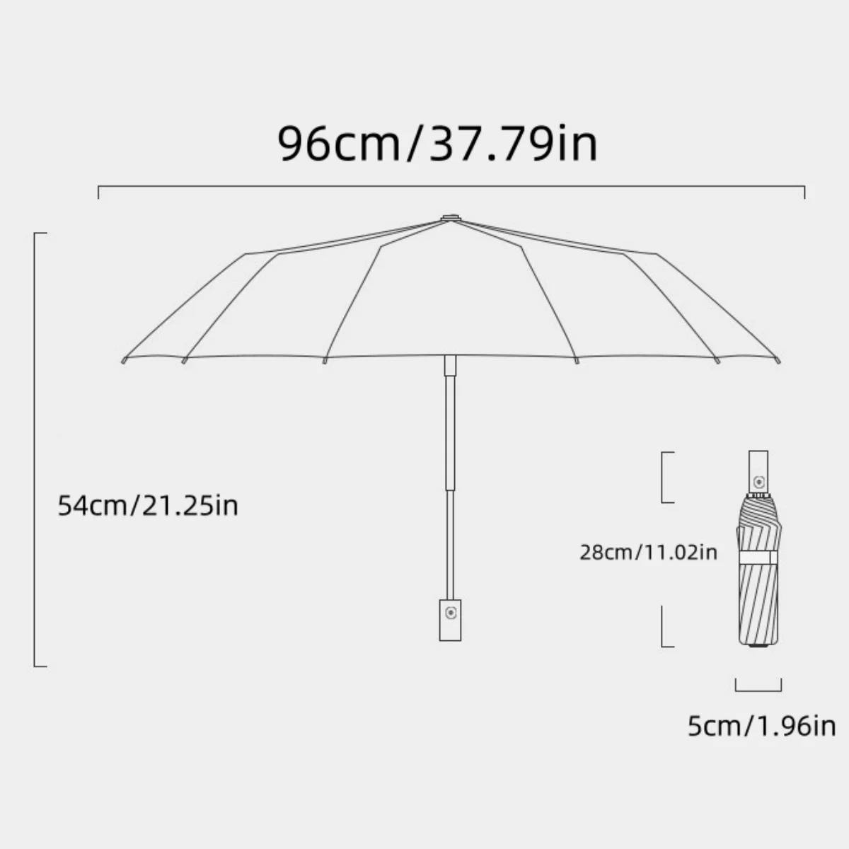 Automatic Umbrella Fashion Large Travel Heavy Duty Windproof Waterproof Fully Automatic Open And Close Golf UPF50+ UV