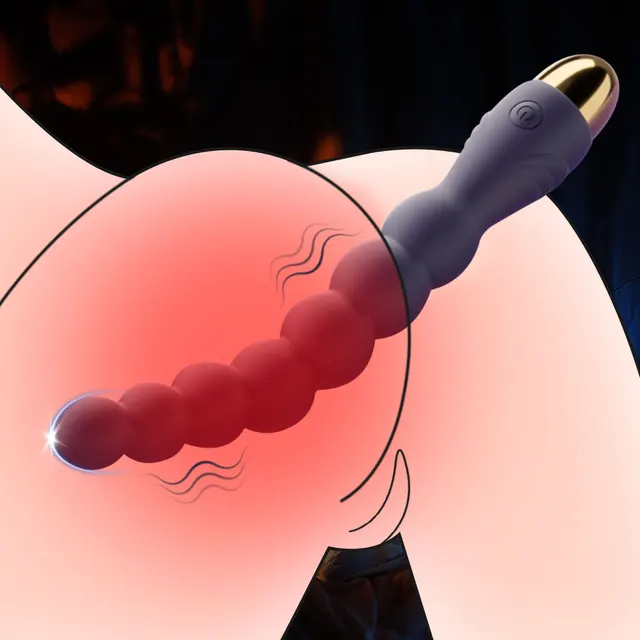 Paar Anal Bead Vibrator Für Frauen Vagina Klitoris Stimulator Vibrierende Butt Plugs Männlichen Prostata Anus Massager Erwachsene Sex Spielzeug 1