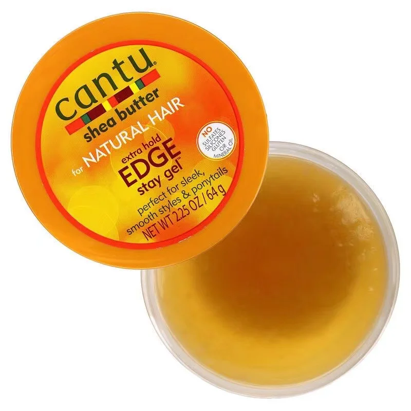 Burro Di Karitè Cantu Per Capelli Naturali Extra Hold Edge Stay Gel, 2.25 Oz/64G