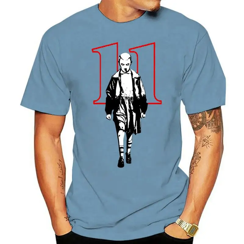 thumbnail image 1 of Camiseta blanca de cosplay de Stranger Style Pop Culture Things Eleven, talla M-3XL, 1 of 5