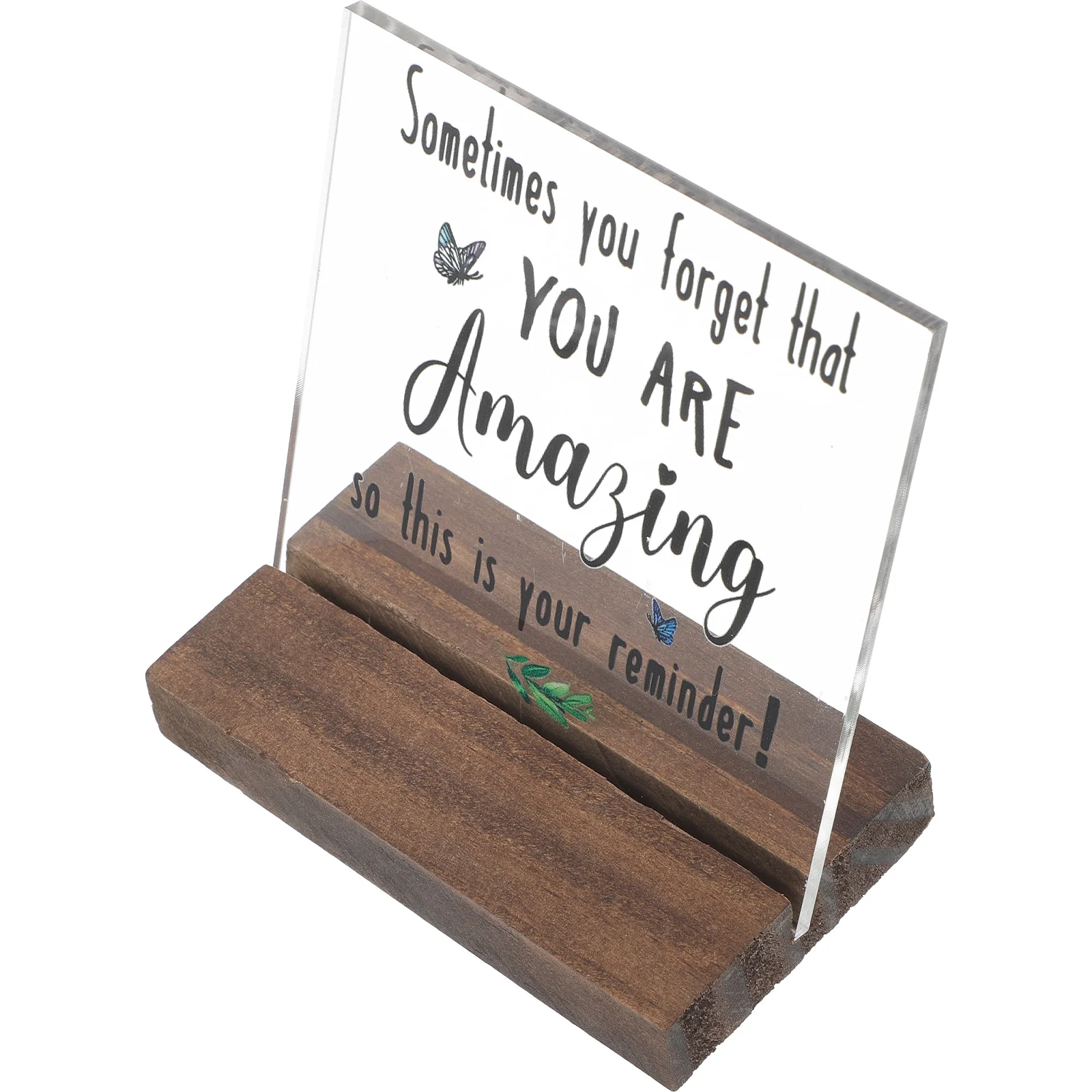 Encouragement Sign Table Home Decor Signage Motivational Desk Acrylic Office Plaque Inspirational a5 a4 1020 double sided page turning acrylic sign stand plastic desk stand menu card photo frame advertising office home store