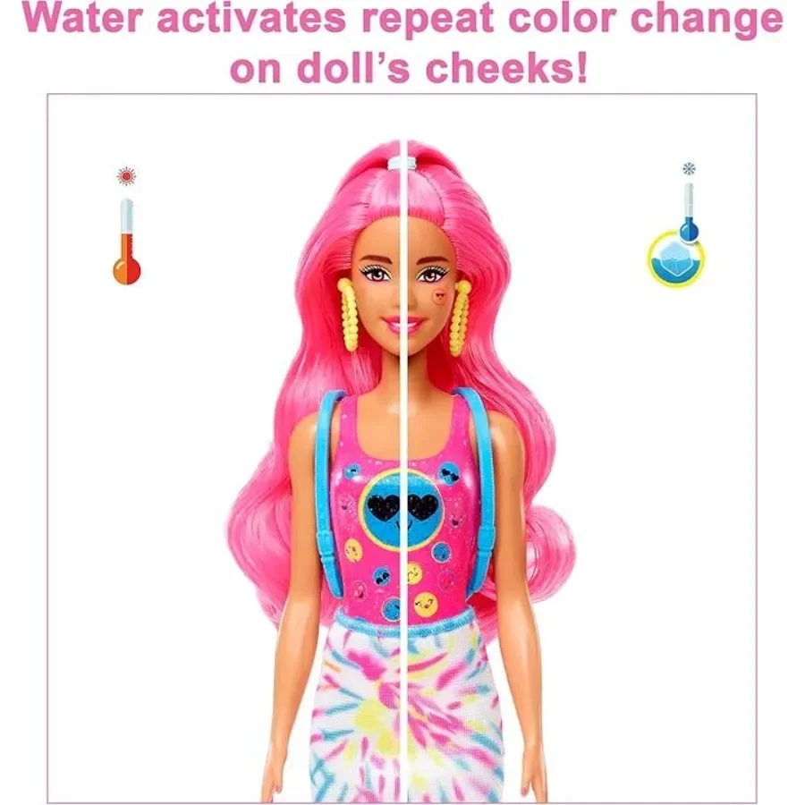 Original Barbie Color Reveal Doll Surprises Water Reveals Color