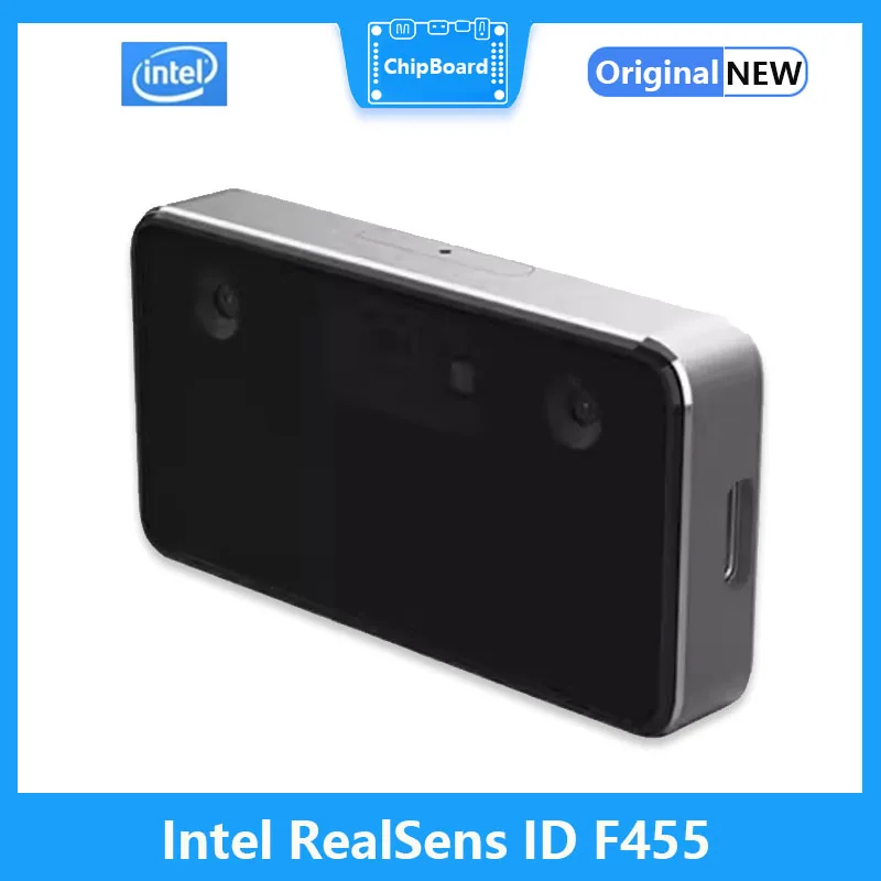 

Камера Intel RealSense F455 с идентификацией по отпечатку пальца, алгоритм распознавания лица, камера безопасности, периферийная активная стерео-глубина с датчиком