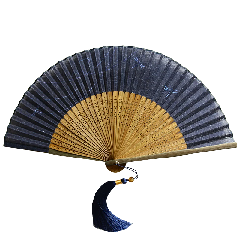 

Folding Fan Bamboo Ventilador Hand Fan Japanese Style Hanfu Woman Portable Ventilatore Abanicos Para Boda Chinese Gift Summer