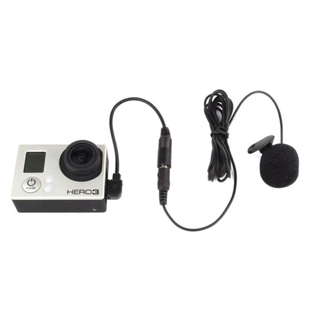 Adaptateur Mini USB vers 3,5 mm pour GoPro HERO3 - Lot de 2
