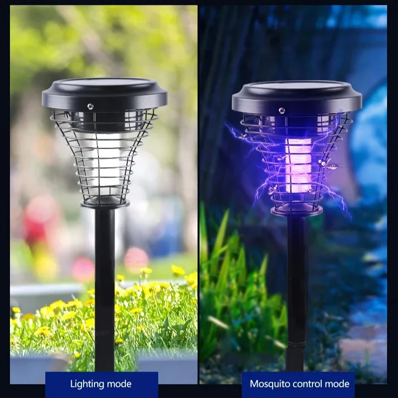 Solar-Powered Mosquito Killer with Dual-Light Modes & IP65 Waterproof LED for Camping and Gardens&zwnj; &zwnj;