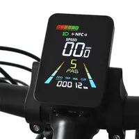 F3 e-bike NFC LCD affichage compteur de couleur animé 24 V/36 V/48 V/60 V UART Scooter électrique NFC LCD compteur compteur de vitesse-ABQA 3