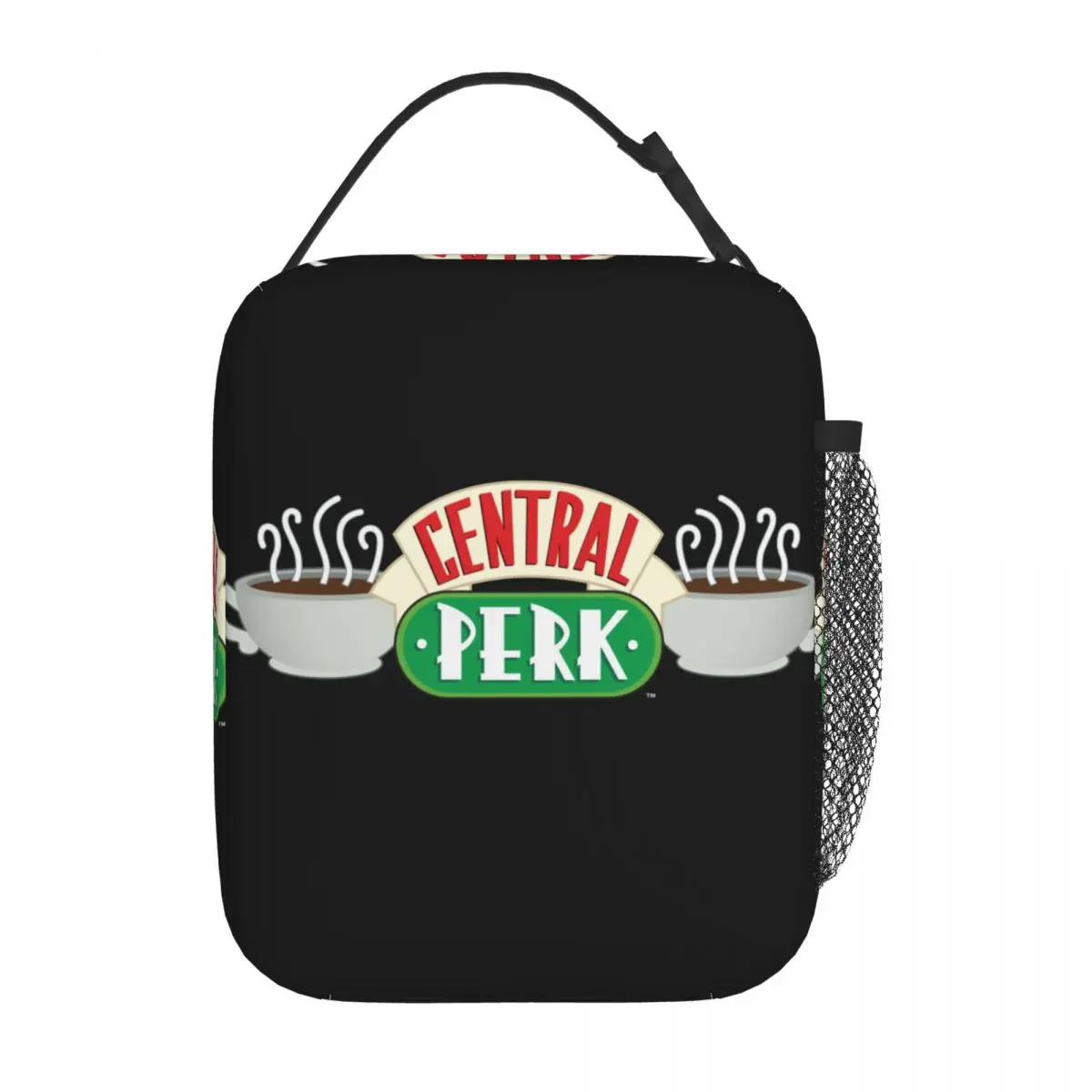 

Central Perk Friends Logo Invitation Insulated Lunch Bag Food Container Bags Portable Cooler Thermal Lunch Boxes For School