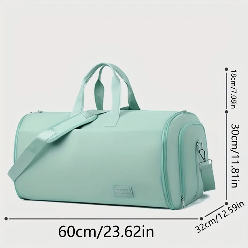 1pcs Foldable Garment Bag with Handheld Design Large Capacity Travel Storage Organizer for Suits & Clothes Duffel Bag 3