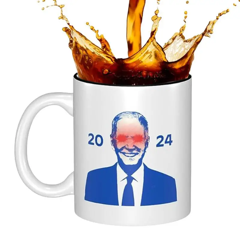 

Кофейная кружка Joe Biden 2024, 350 мл, керамическая кружка Biden, Vote, президентские выборов, Забавный кухонный декор, дорожная кружка, прочные кофейные чашки для