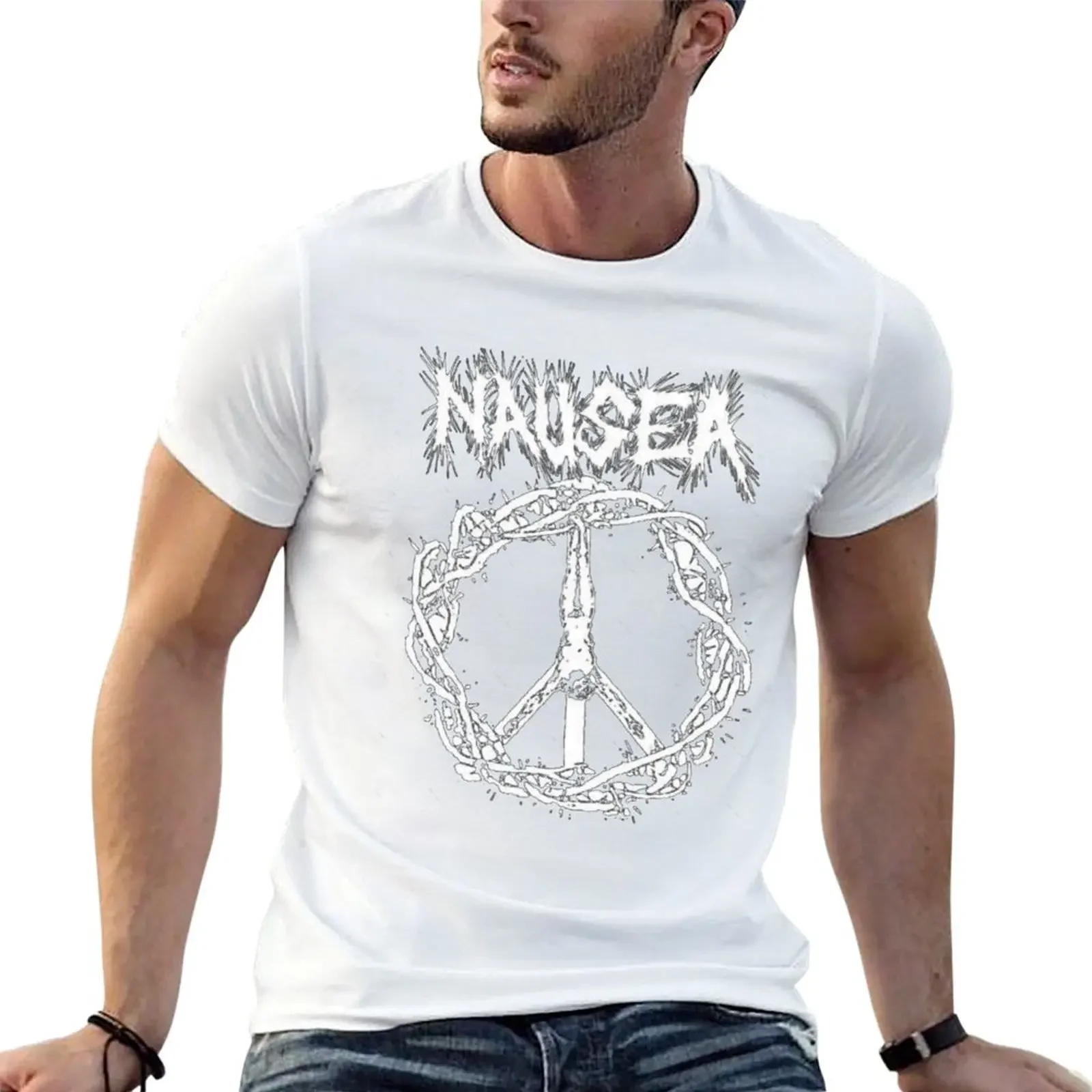 

Nausea crust T-shirt quick drying Blouse tees men t shirts