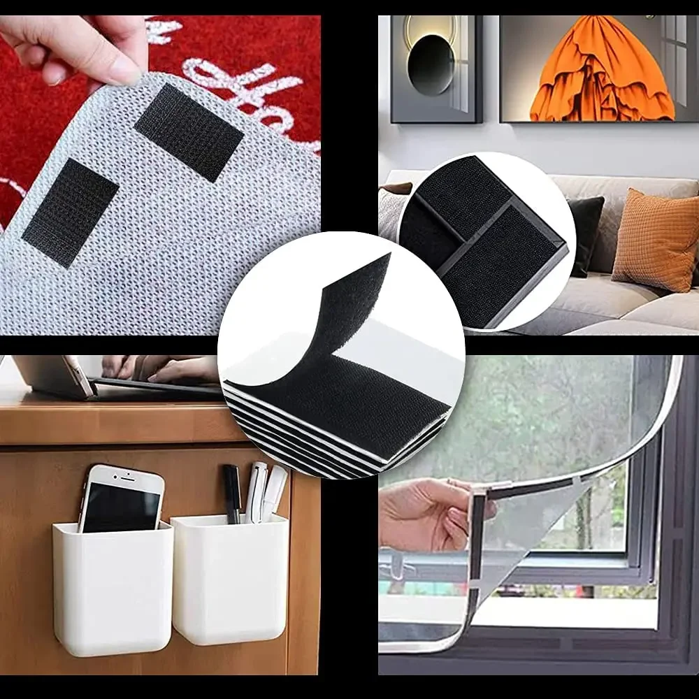 Strisce Di Nastro Con Gancio E Anello Largo 1 Metro 300 Mm Nastro - Foto 9