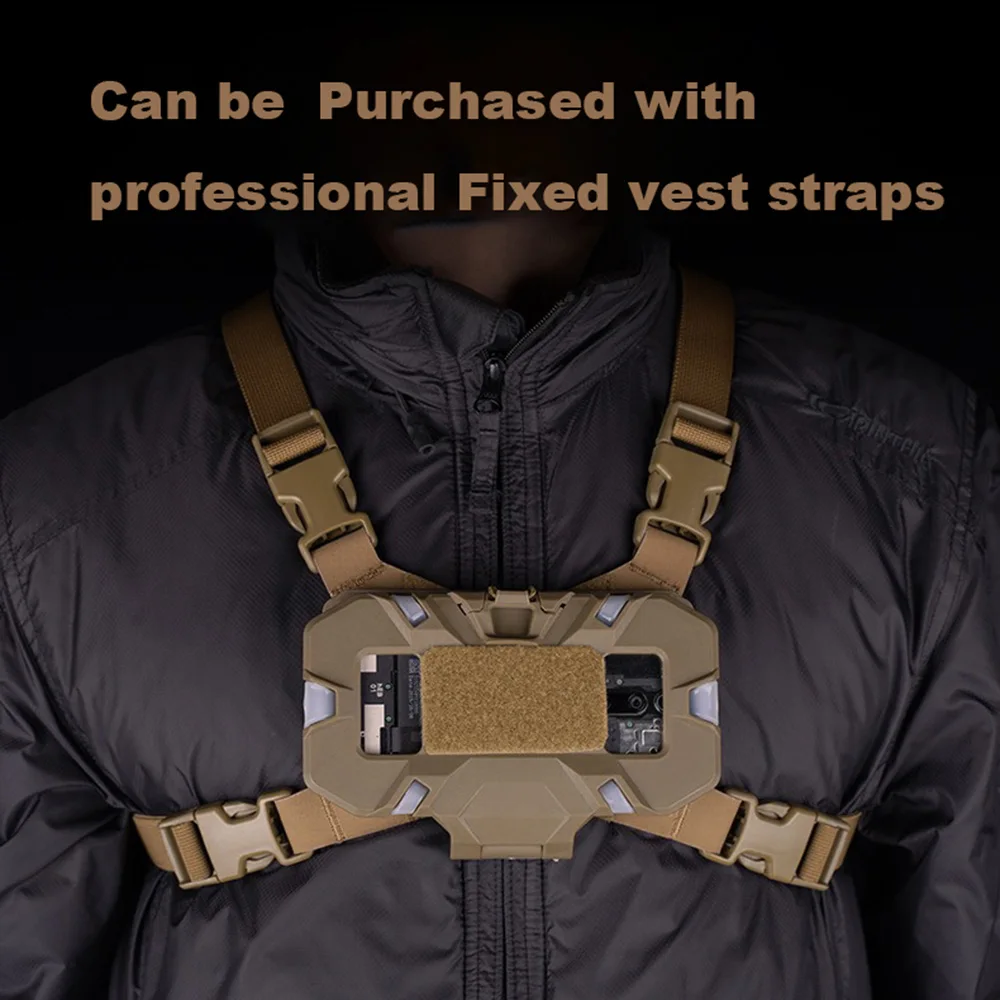Tactical Phone Holder for Molle Chest Rig-Plate Carrier Phone