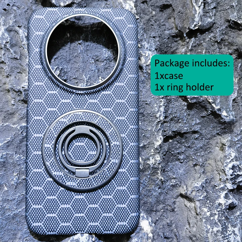 Magsafe Magnetic Carbon Fiber Aramid Case - Premium Fabric Design