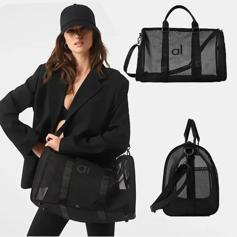 

Прозрачная спортивная сумка с логотипом, сетчатая тканевая сумка для фитнеса, Спортивная женская сумка для фитнеса на открытом воздухе, портативные сумки для путешествий с диагональным интерьером